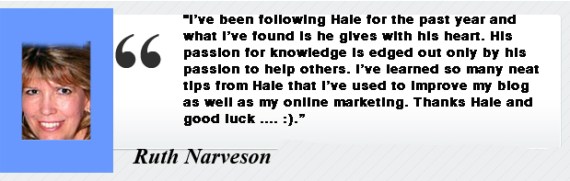Ruth Naverson testimonial for Dr. Hale Pringle