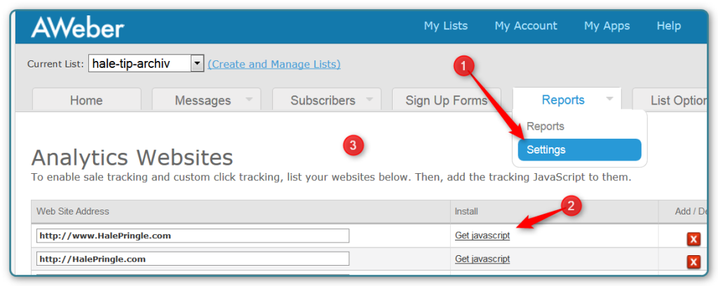 WordPress and AWeber Integration - Find Your ID