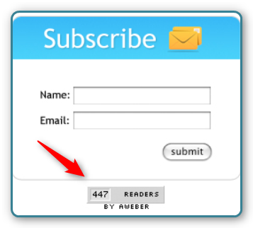 WordPress and AWeber - Subscriber Counter