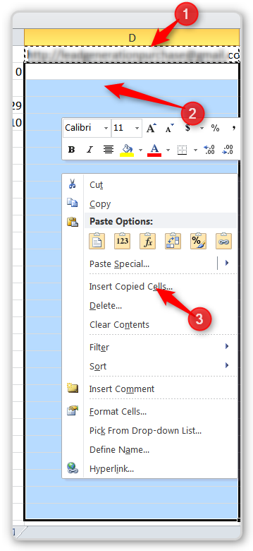 RTM and CRM Copy Formula to Entire Column